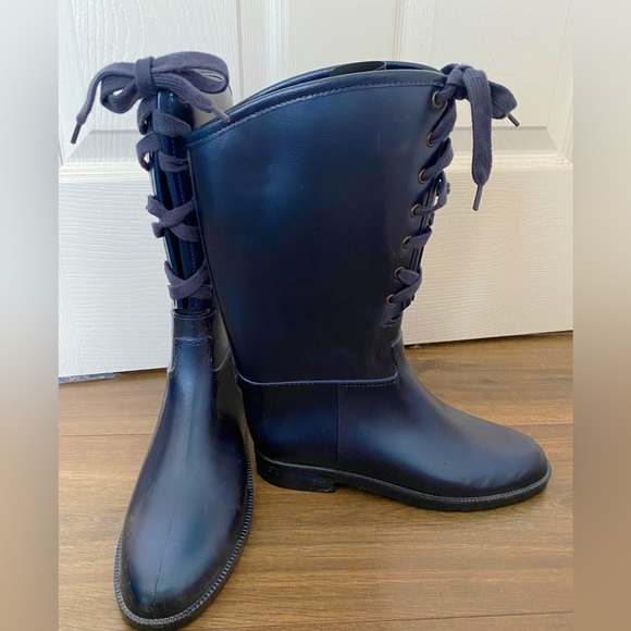 NAOT tie front rain boots-size 7 - Picture 3 of 6